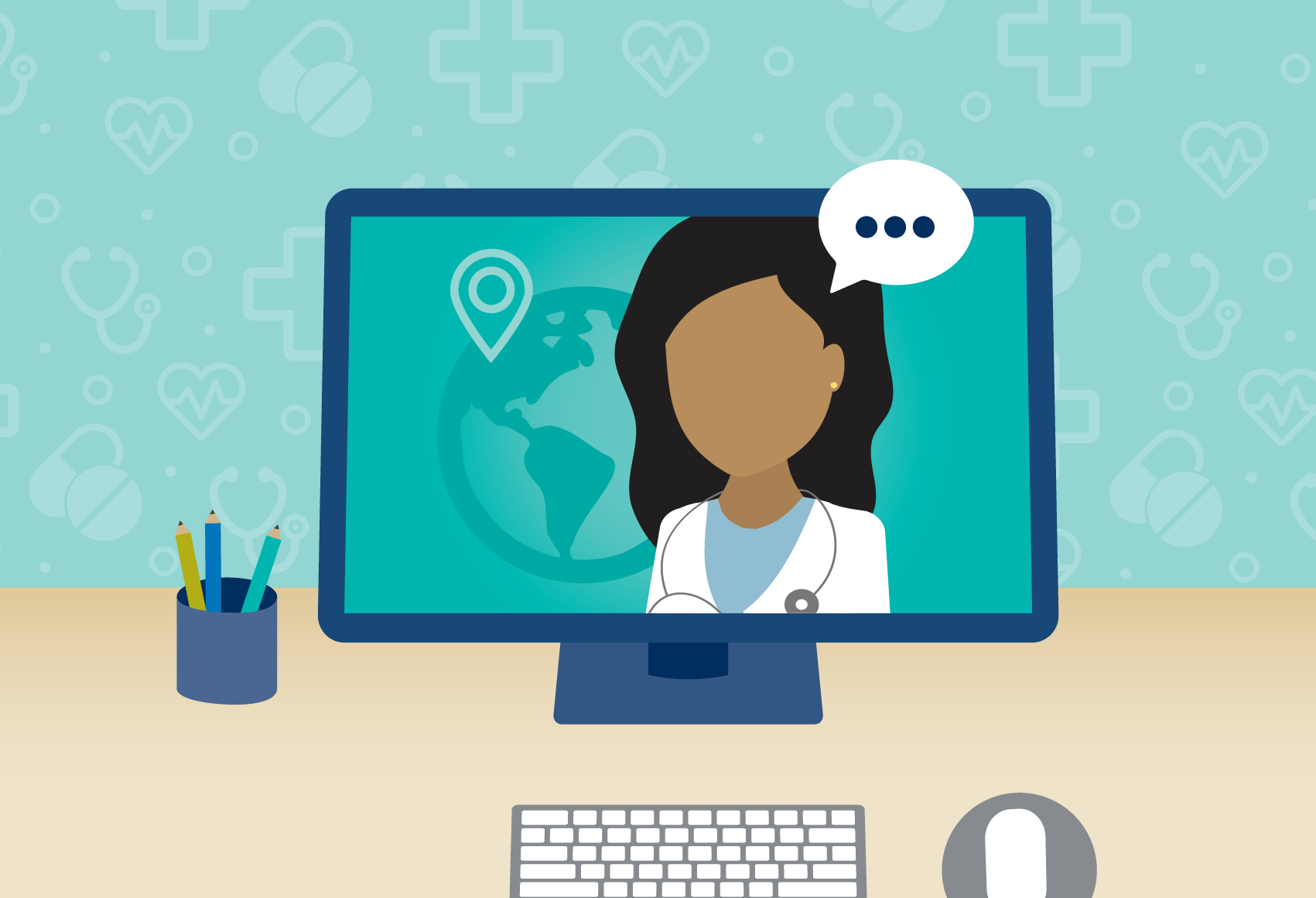 telehealth visit with health care provider