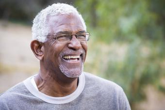 older man smiling