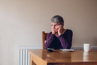 older woman experiencing household food insecurity